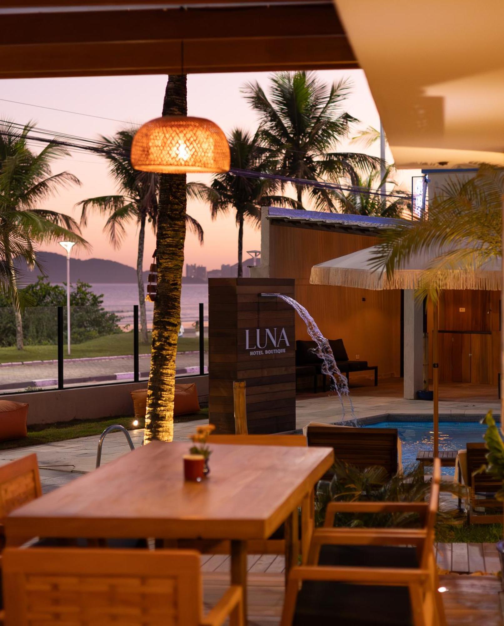 Luna Hotel Boutique - Frente A Praia Guarujá Exteriér fotografie